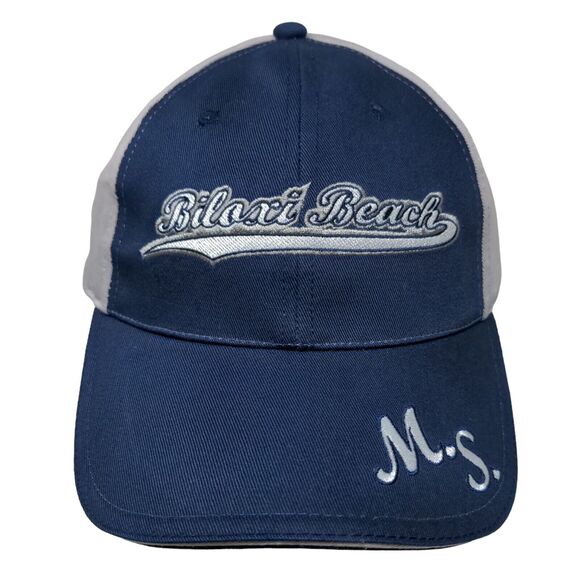 Biloxi Beach MS Strapback Hat Multicolor OSFA Adjustable Embroidered Bio-Domes - Picture 1 of 7